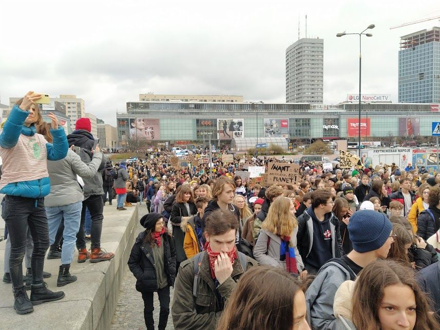 29.11.2019 Warszawa. Demonstracja klimatyczna.
