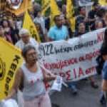 Strajk i protesty przeciwko  greckim nazistom