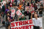29.08.13 Strajk pracowników fast foodów w 60 miastach USA. Strajki rozpoczęli pracownicy w Nowym Jorku w listopadzie ub.r.