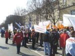 24.03.15 Warszawa. Ogólnopolska demonstracja kolejarzy.