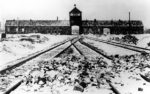 Styczeń 1945 r. Nazistowski obóz zagłady Auschwitz-Birkenau.