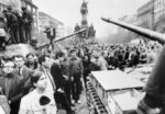 21.08.1968 Plac Wacława, Praga. Pierwszy dzień inwazji.