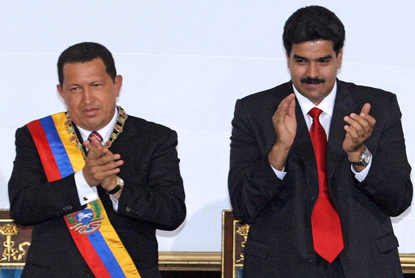 Hugo Chavez i Nicolas Maduro w 2006 r.
