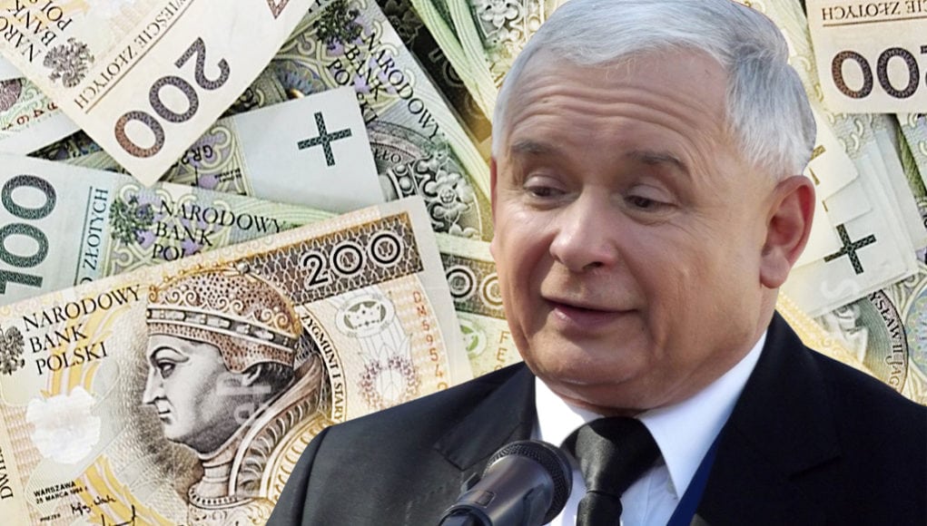 Kaczyński i banknoty