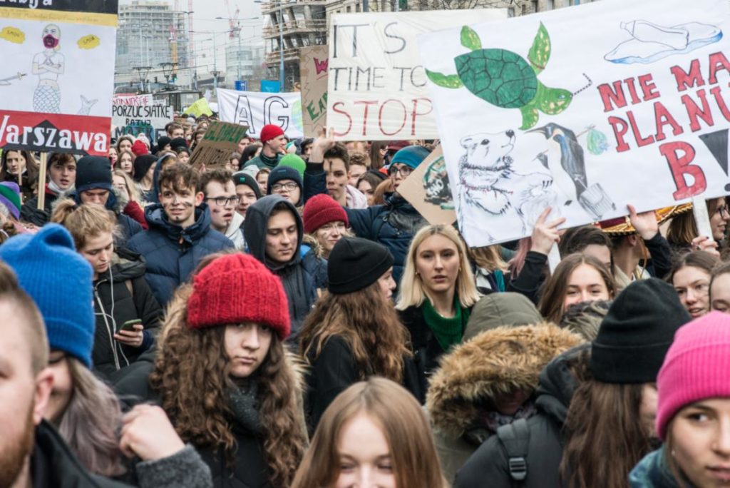 16.03.19 Warszawa. Młodzieżowy Strajk Klimatyczny.