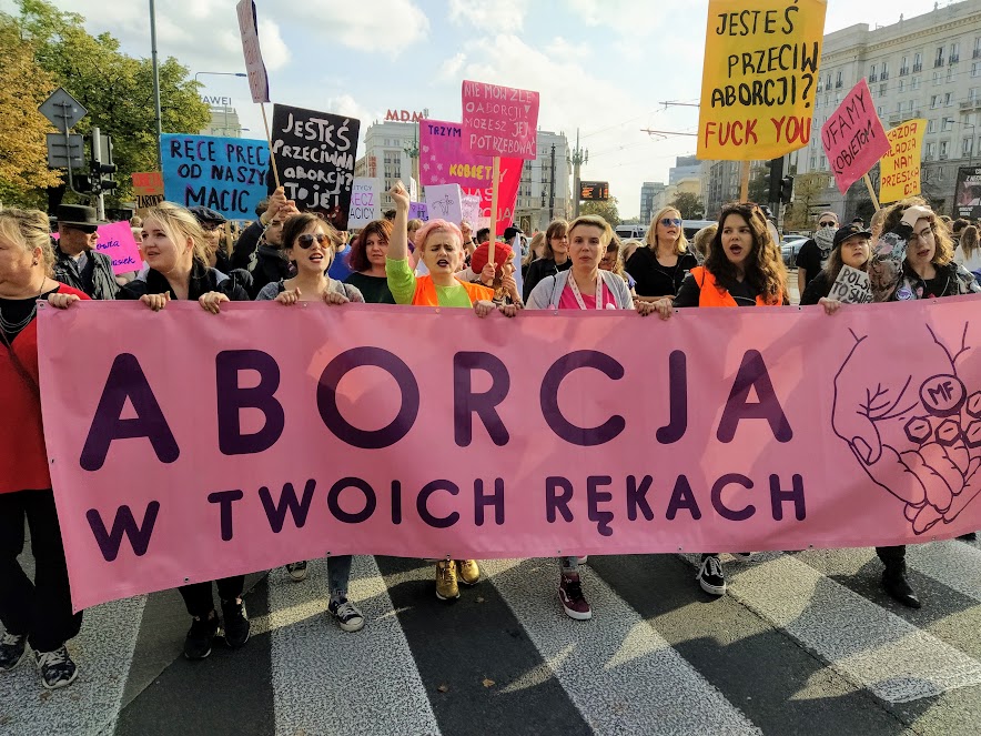 27.09.19 Warszawa. Marsz z okazji Dnia Bezpiecznej Aborcji.
