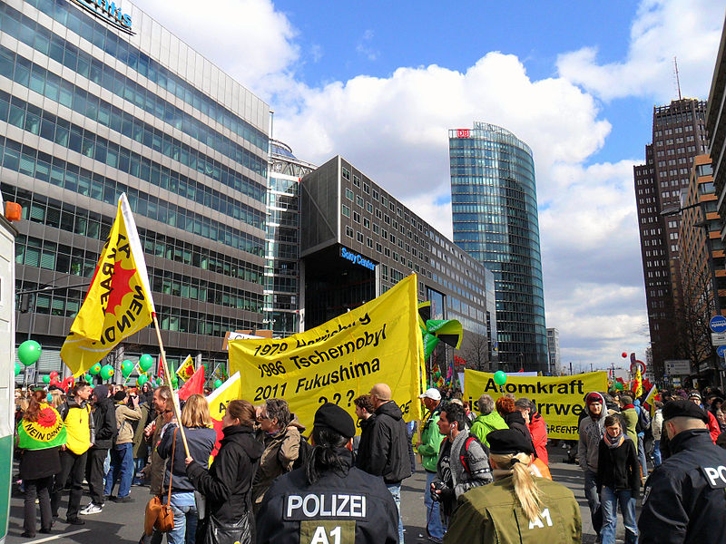 26.03.11 Berlin. Protest antynuklearny.