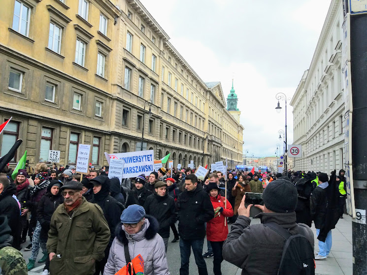 16.03.2019 Zeszłoroczna demonstracja w Warszawie.