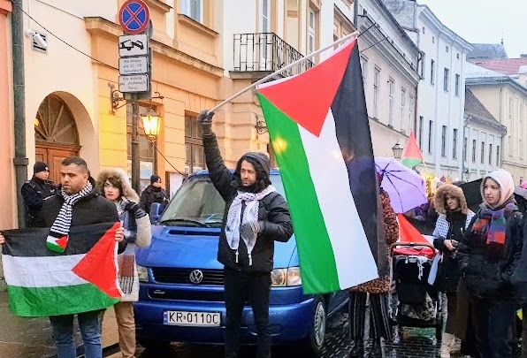 07.01.24. „Marsz Krakowa dla Palestyny”.