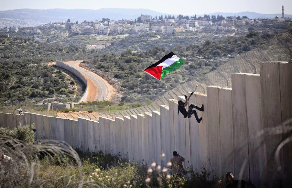 „Mur apartheidu” na Zachodnim Brzegu.