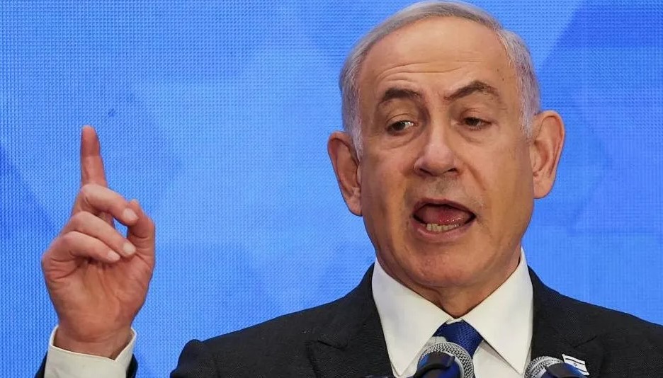 Premier Izraela – zbrodniarz wojenny Benjamin Netanjahu.