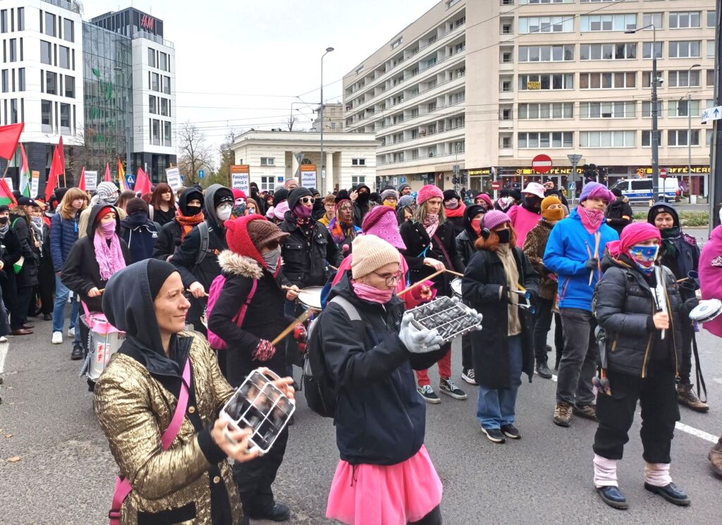 11.11.24 Warszawa. Protest przeciw Marszowi Podłości organizowanemu 
m. in. przez faszystów Bosaka.