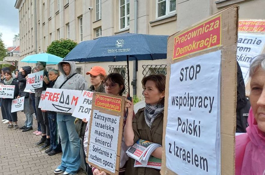 09.06.25. Protest pod ambasadą Izraela.