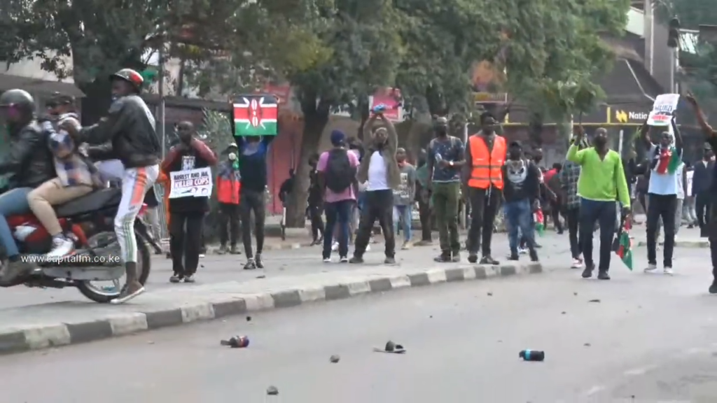 25.07.2025 Kenia. Protest w stolicy, Nairobi.