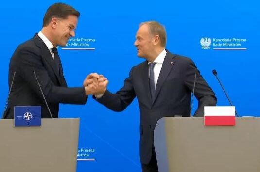 Mark Rutte i Donald Tusk