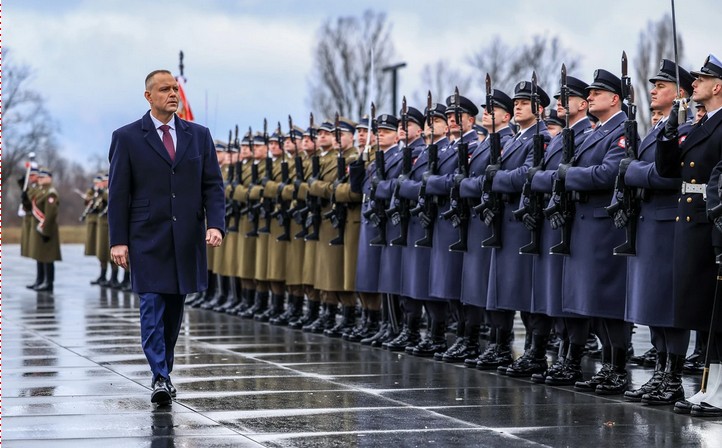 ...równie militarystyczny Karol Nawrocki.